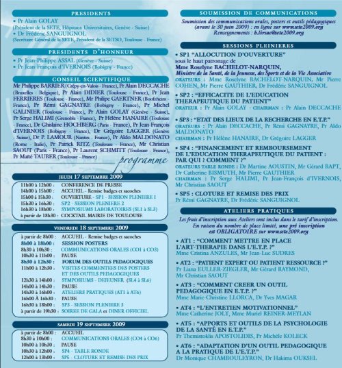 Congrès toulouse 2009